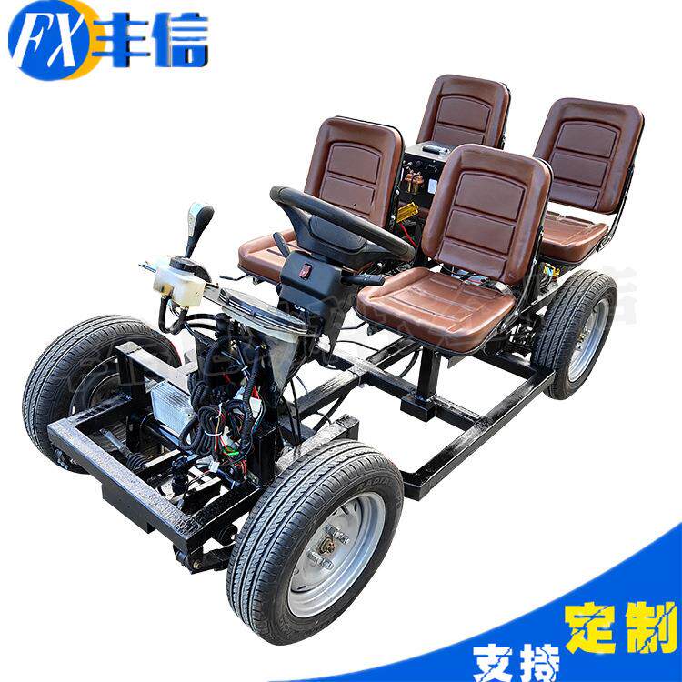 电动影视道具车总成配件改装成人电动代步车观光移动底盘巡游花车