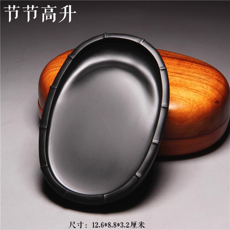 新款坑非歙砚/万端事如意/精遗品老砚台天然原石书法绘画磨墨黑龙