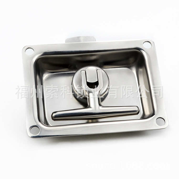 面板锁工程机械车 304不锈钢发电机组锁 工业设备蒸柜平面锁MS108