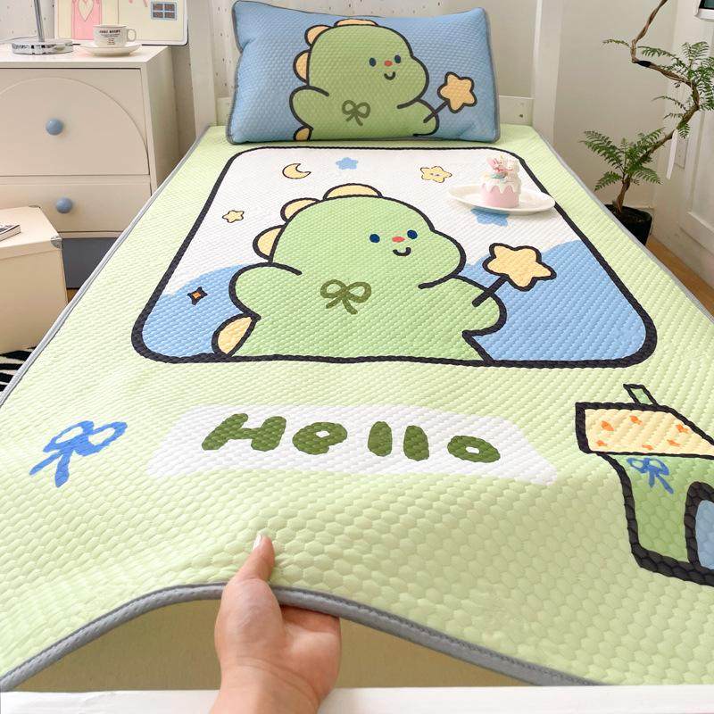 学生宿舍冰豆豆凉席a类凉豆豆折叠软席夏季寝室单人席子可机洗,床上用品,冰丝席,淘宝优惠券,粉丝福利购,淘宝优惠卷