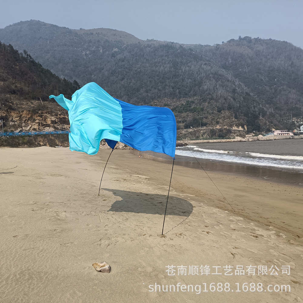 热销轻薄沙滩帐篷便携天幕式户外防晒天幕沙滩遮阳敞篷