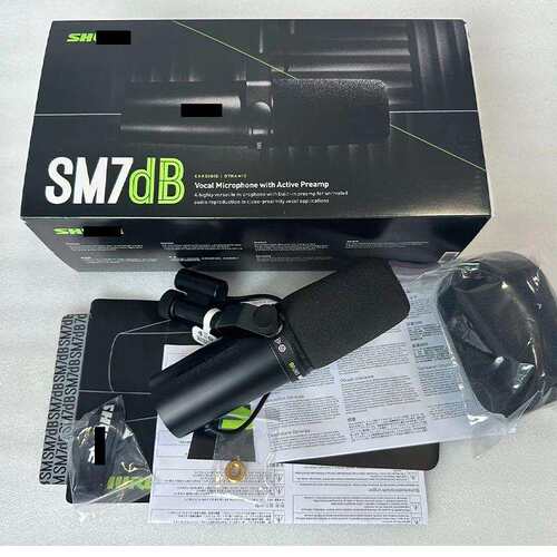 外贸高品质SM7DB有线动圈麦克风演出舞台卡拉OK主持直播专业话