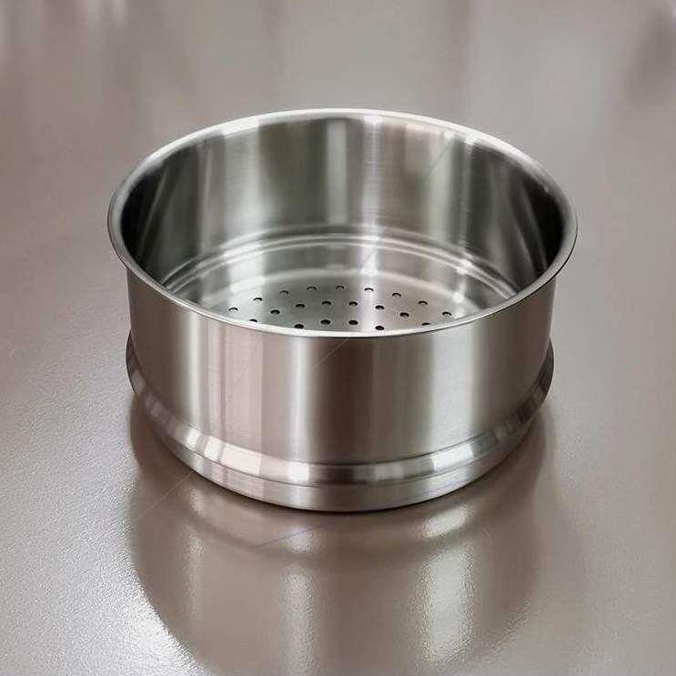 04不锈钢蒸笼蒸格蒸架蒸笼18/10家用加厚厨房蒸笼蒸层通用可叠加