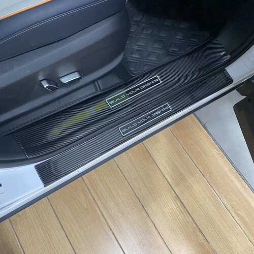 迎宾dmi plus改装碳纤维后内门 宋槛条 专用  护板比亚迪 ev踏板