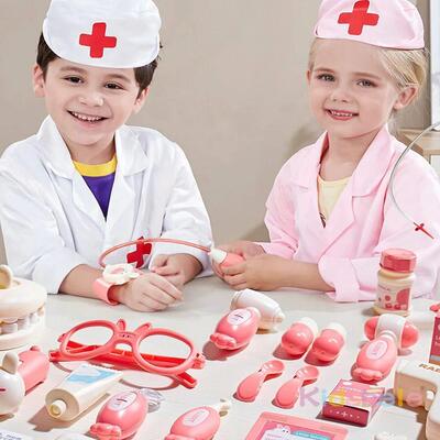 Kids Doctor Play Set – Medical Kit Toys with Stethoscope,