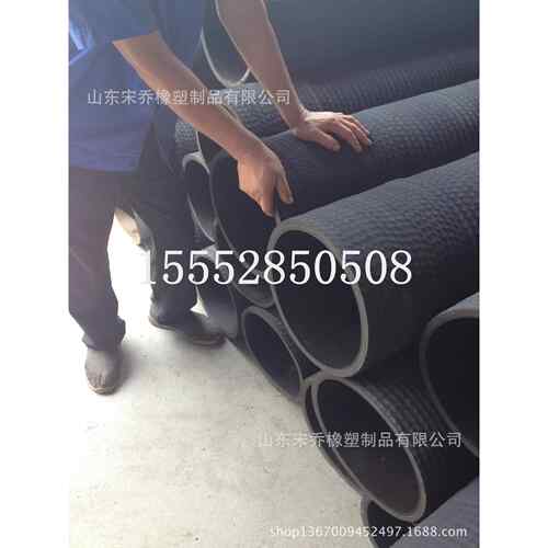 黑色橡胶钢丝波纹管173mm200mm219mm打桩机抽排泥浆橡胶管