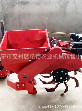 丘陵手扶车配套开沟施肥回填一体机果树大肥量开沟施肥机肥量可调