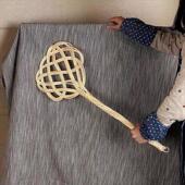 野生藤条除尘拍藤编鸡毛掸子家用床上沙发手工被拍大号灰尘拍打器