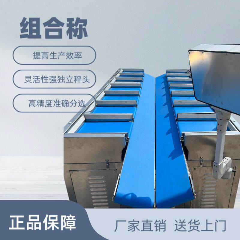 全自动多工位组合秤果蔬重量分选机海参鱼片配重组合称