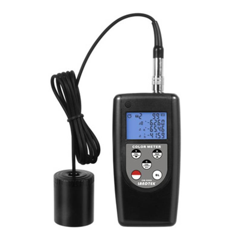 广州CM-200S色差仪纺织物纸张皮革便携式色差计 色差测试仪