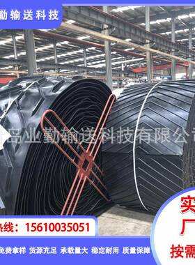 供应NN150型花纹输送带闭口V防滑橡胶带凸人字运输带