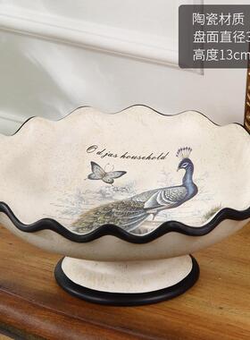 高档美式纸巾用盒客厅抽纸盒家欧创意餐桌式中式家用面纸床头卧新