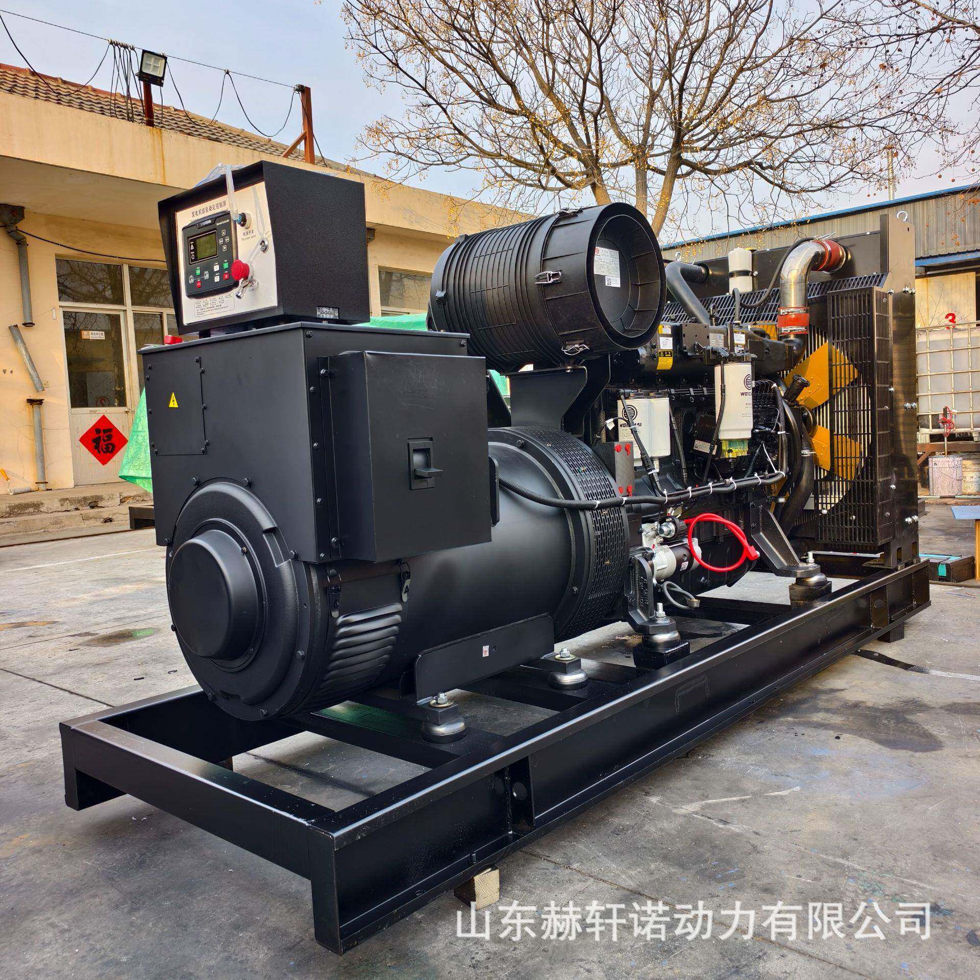 潍柴300KW柴油发电机 1000KW发电机组价格 污水处理专用工业发电