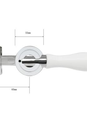 瓷锁房门执手锁h室内锁卫i生间浴室白色把手锁wtePL650201doorhan