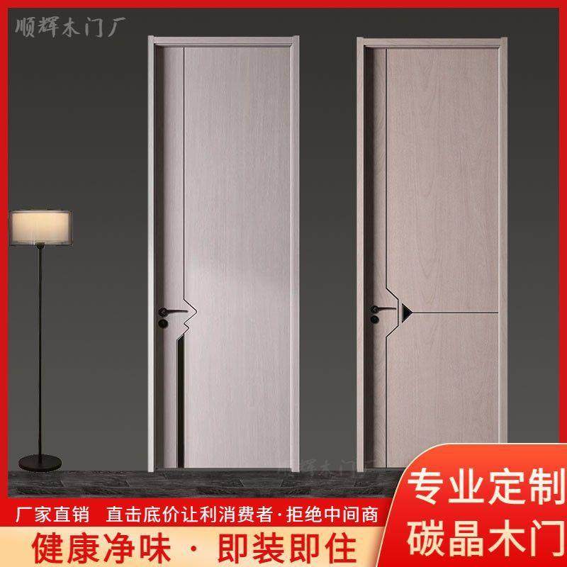 门实木房木门室内门门卧室门套装619包赵框门套工装门免漆代货之