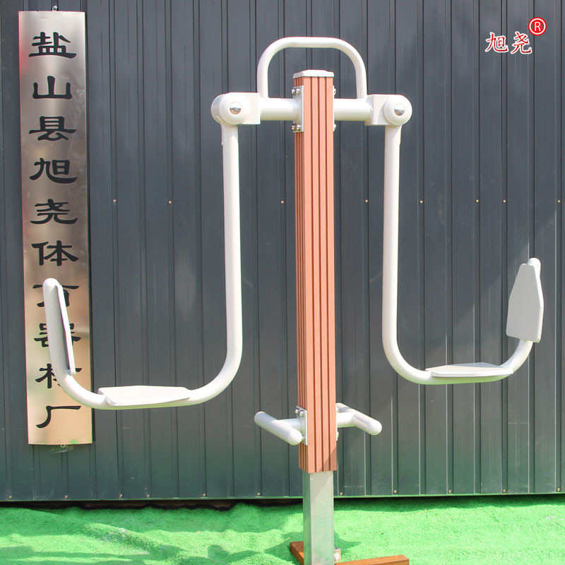 塑木健身器材新农村广场舞塑木小区秀场器械室外双位漫步机会所