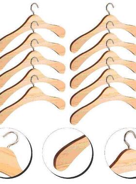 20 Pcs Dolls Kids Toys BJD Hanger Wooden Mini Hangers for