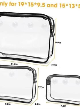 PVC Clear Bogg Beach Tote Bag Accessories Bath Wash Case Tra