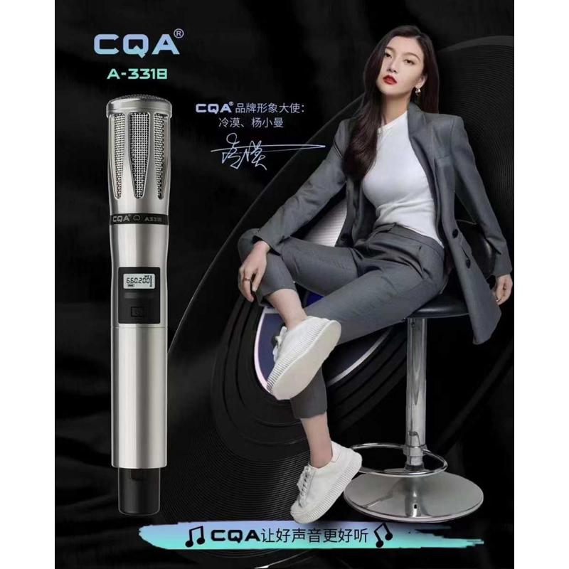 CQA3318 无线话筒一拖二户外音响直播唱歌声卡专用舞台k歌麦克风