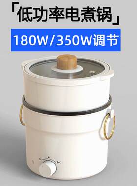 小功率快煮锅学生宿舍迷你电饭锅寝室单人多功能料理锅电火锅200W