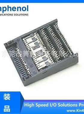 Amphenol QSFP-DD 112G 连接器 V36-ADZ01-301100T