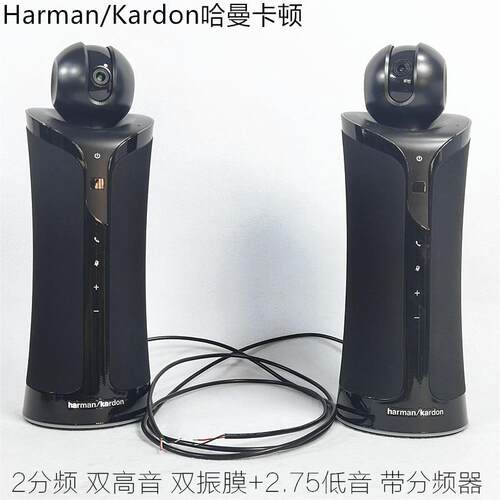 2.75寸立式无源小钢炮带反射锥双钕磁丝膜高音双低音振膜40wHiFi