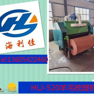 HLJ-520羊毛梳理机单辊梳理机西藏青海新疆羊毛被加工旧被翻新机