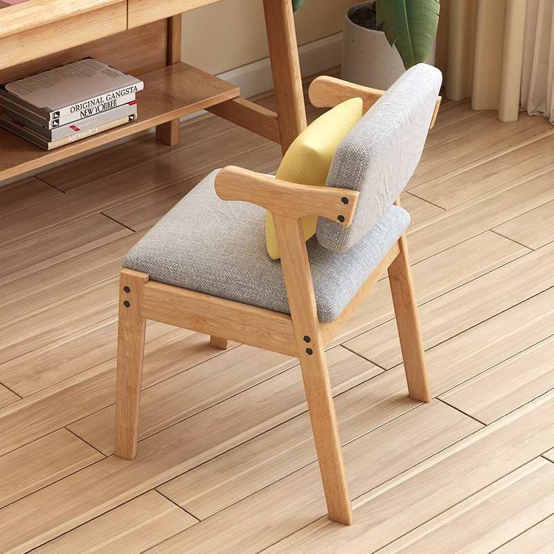 实木书桌简约中式家用写字台学生桌子卧室学习桌办公桌台式电脑桌