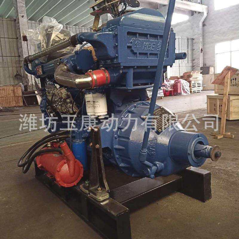 潍柴船用21052110490柴油机渔船挂桨机60马力80发动机电启动双缸