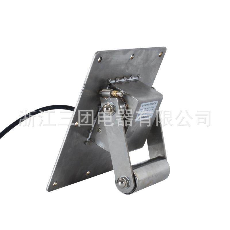 WTDP-I不锈钢提升机跑偏开关胶带提升机跑偏开关链条机防跑偏开关