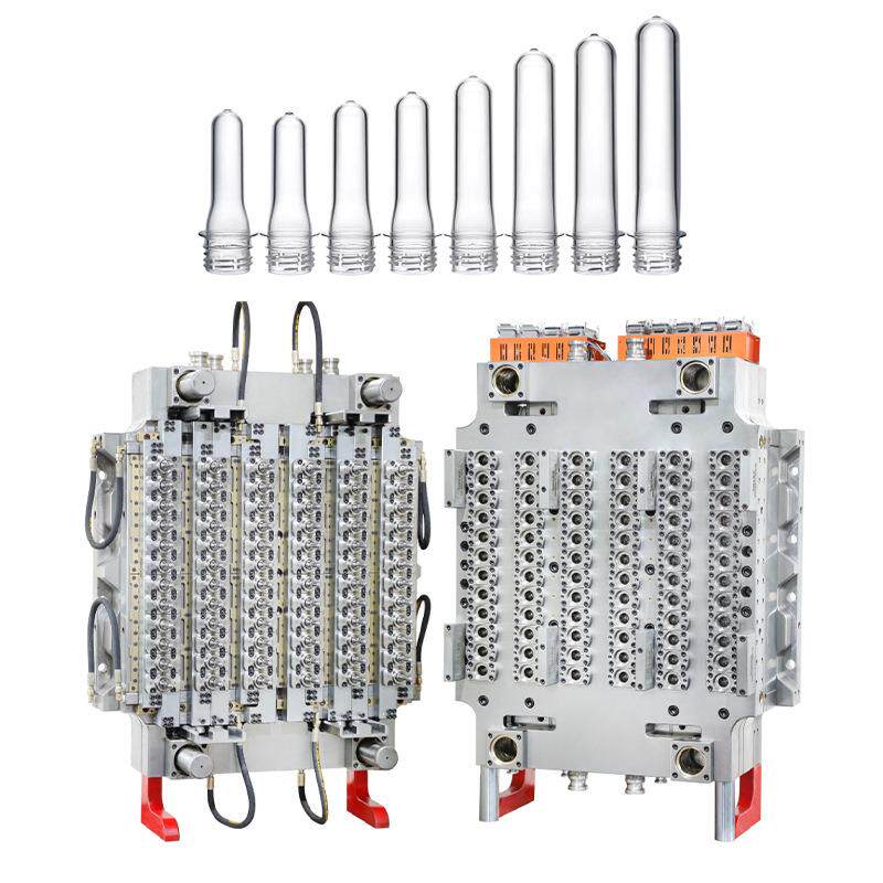 预一成型件注塑加工模具制出72腔NQK瓶胚吹制塑料水瓶管胚加工生