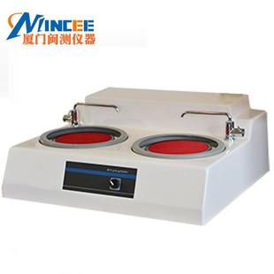 2金相磨抛机双盘双速金相试样抛光机金相预磨机无级变速磨抛机