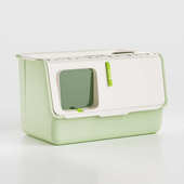 守爱超大号20斤猫可用猫砂盆全封闭防外溅缅因大体型猫咪厕所批发