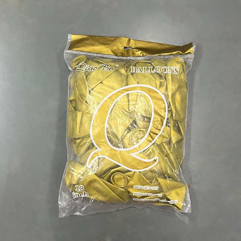 50 18批发金属色个气球 装饰生日派对球一包乳胶婚庆寸球