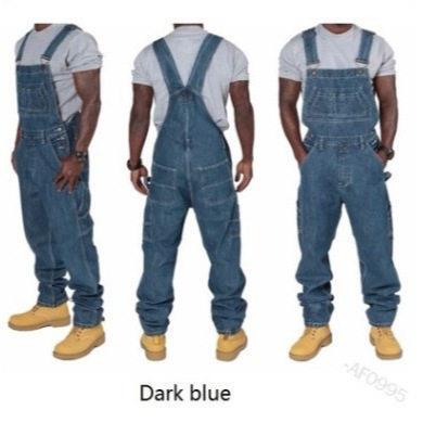 baggy sweatpants men Mens Jeans Overalls Men Jumpsuit