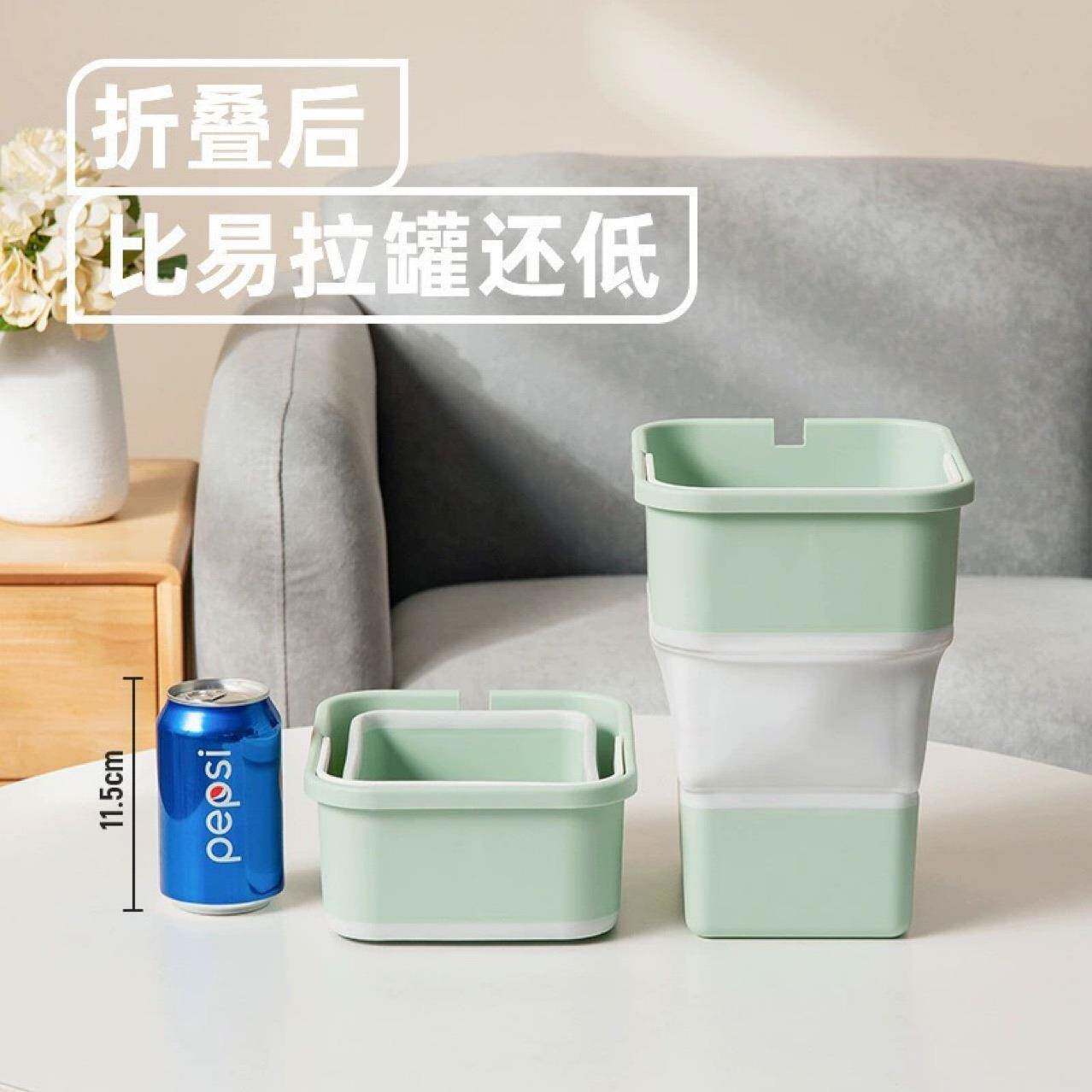 垃圾桶家用无盖收纳盒小可折叠车载迷你宿舍果皮桌面茶几车内纸篓