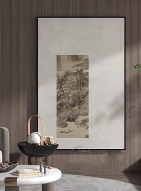 溪放装棹x新中式山山水玄关饰画ZJI客厅过道画中国风挂茶室书房壁