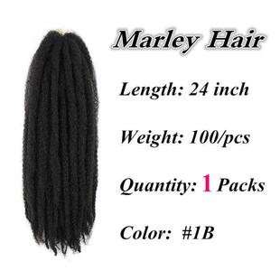 Hair Long Braiding Extensions Twist Marley kinky Afro