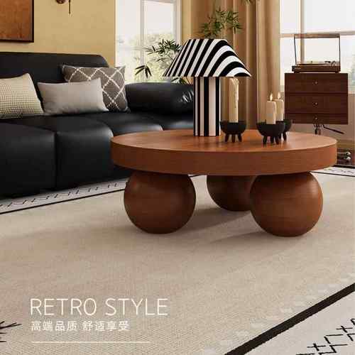 式中古地风毯客AKM厅感轻奢2025新法美款式复古剑麻卧室亚麻地垫