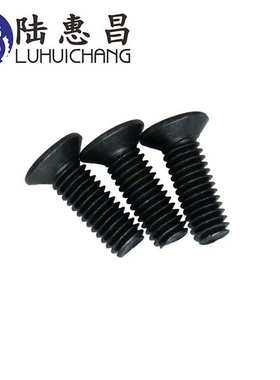 头牙 m2螺丝十字-机黑色螺钉20km*3平头牙机小沉