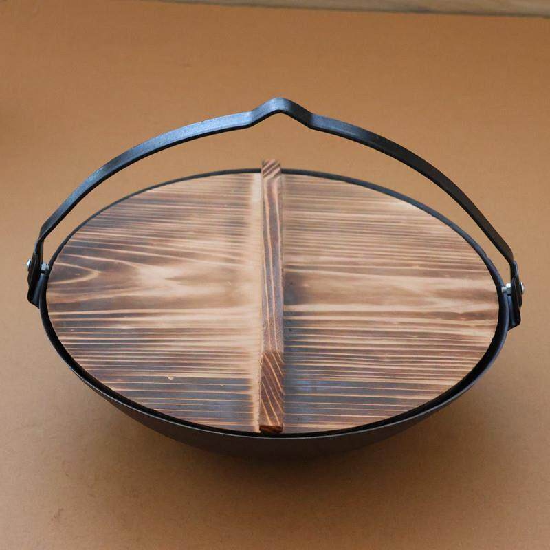 传统吊锅铸铁锅具吊架火锅炉具干锅农家乐地锅炭盆锅柴火灶炖锅子