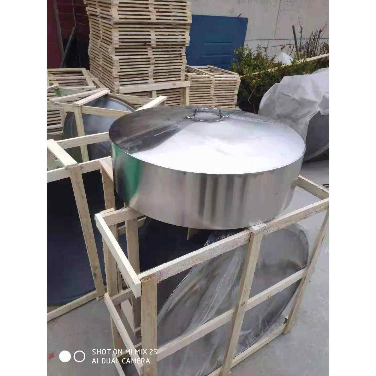 包邮加厚大号不锈钢炒锅平鼎大锅盖炒锅平底家用老式铁锅缸盖顶盖