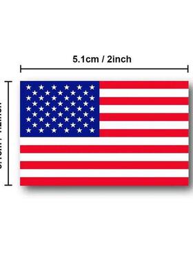 50-250Pc American Flag Stickers USA Patriotic Sticker For