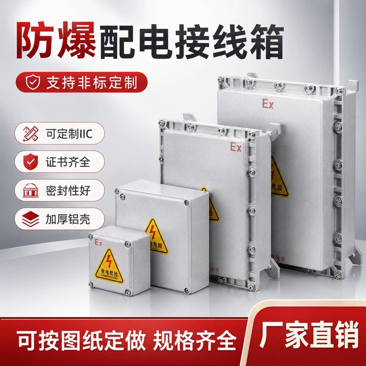 防爆配电箱空箱接线箱检修箱照明箱电源检修照明仪表箱定制接线盒