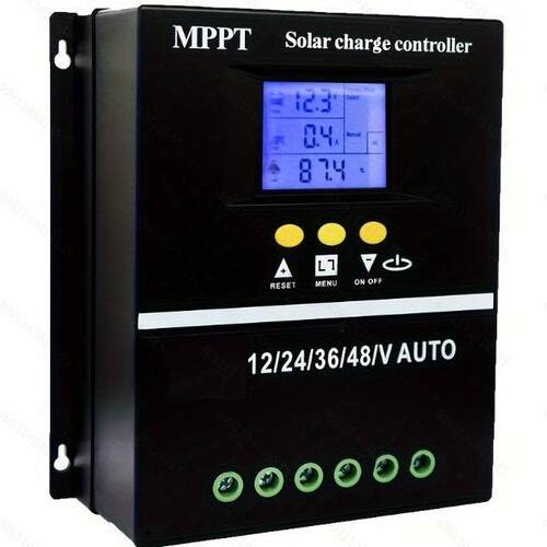 MPPT太阳能控制器12V酸236V44860AV太阳能光伏板控制器铅锂V电通