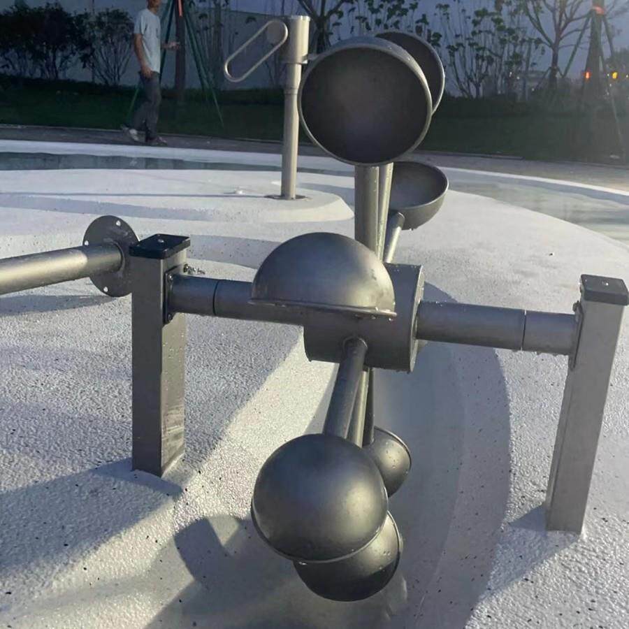 不锈钢戏水游乐设备无动力玩水按压喷泉水车闸阿基米德取水器厂家