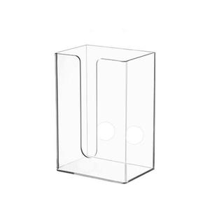 洗脸巾放置盒免打孔背胶透明壁挂式纸巾盒收纳整理倒挂纸盒棉柔巾