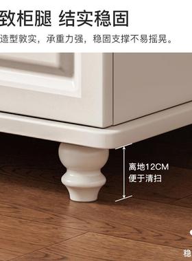 电视柜5美式斗LUZ柜客厅202新款新储物柜卧室收家用落地高柜中式