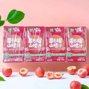 金晔山楂抱抱山楂汁无添加糖鲜果味草莓味果汁儿童饮料酸甜可口