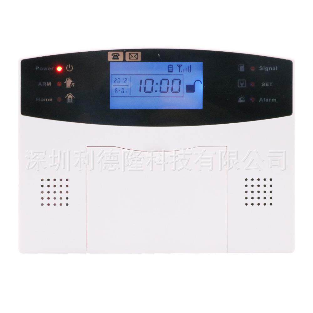 防盗报警器多语种LCD GSM alarm 红外 gsm报警器 gsm 防盗报警器